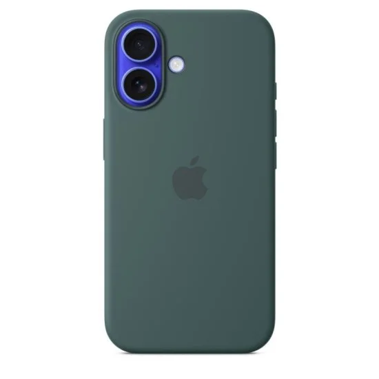 Cover Iphone 16 Silicone Case With Magsafe Apple - Lake Green